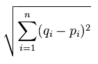 euclidean distance